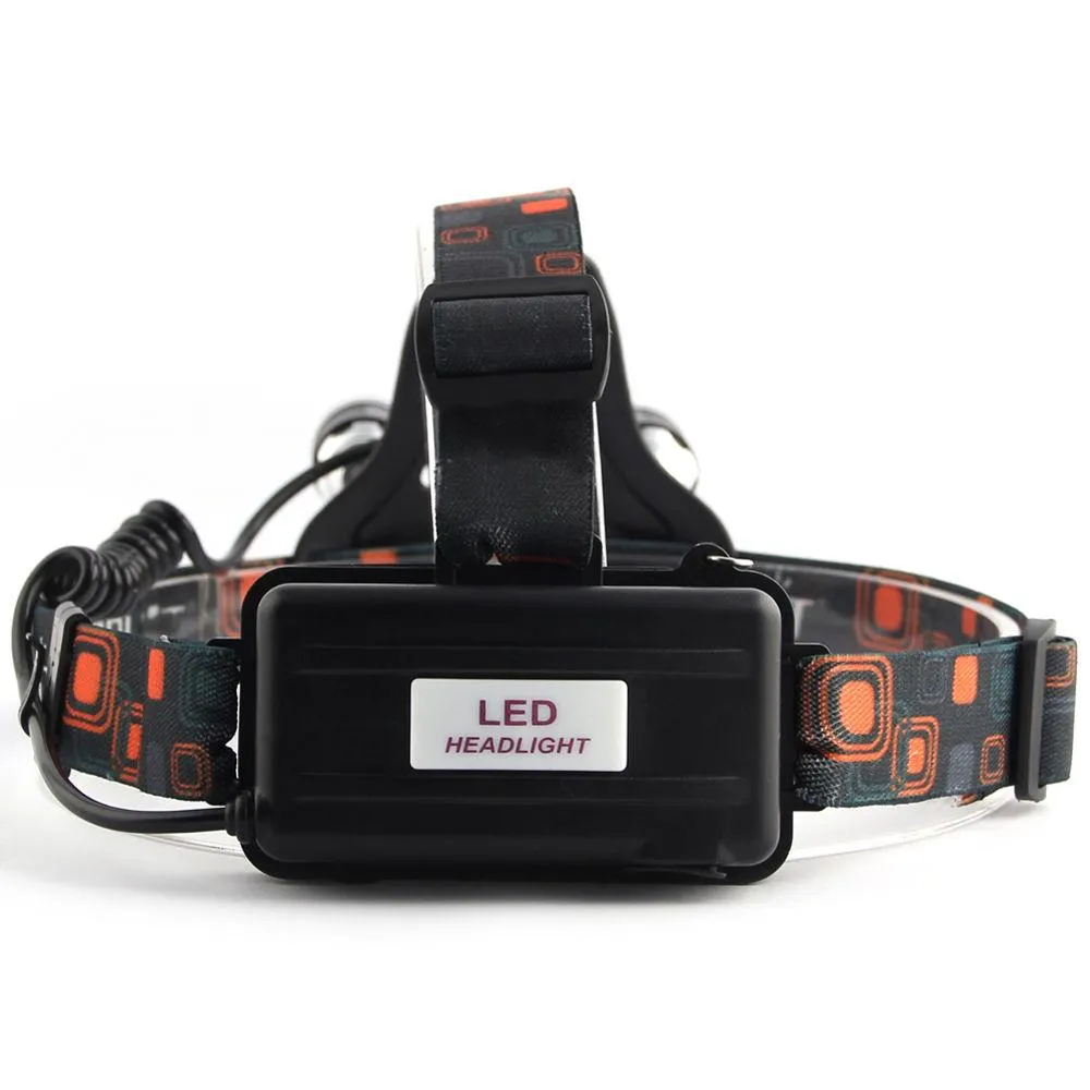 Super Bright Triple LED Headlamp (WATERPROOF & RECHARGEABLE)