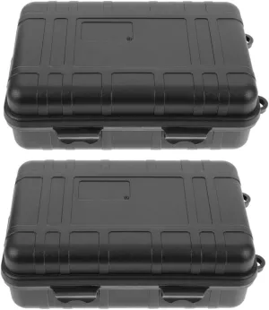 SUPVOX Outdoor Adventure Kit Airtight Storage Box Camping Tool Organizer Waterproof Container Food Grade Storage Case
