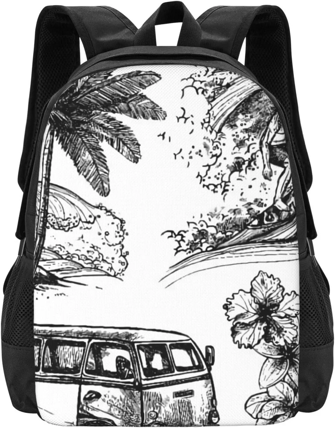 Surf Stall Lightweight Packable Backpack Travel Casual Hiking Daypack Foldable Backpack For Men Women