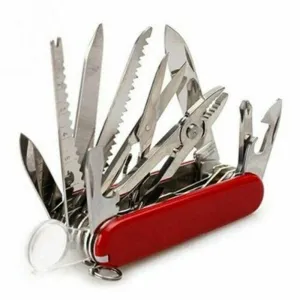 Swiss Navy Style Pocket Knife Foldable Multifunction Tool Pliers