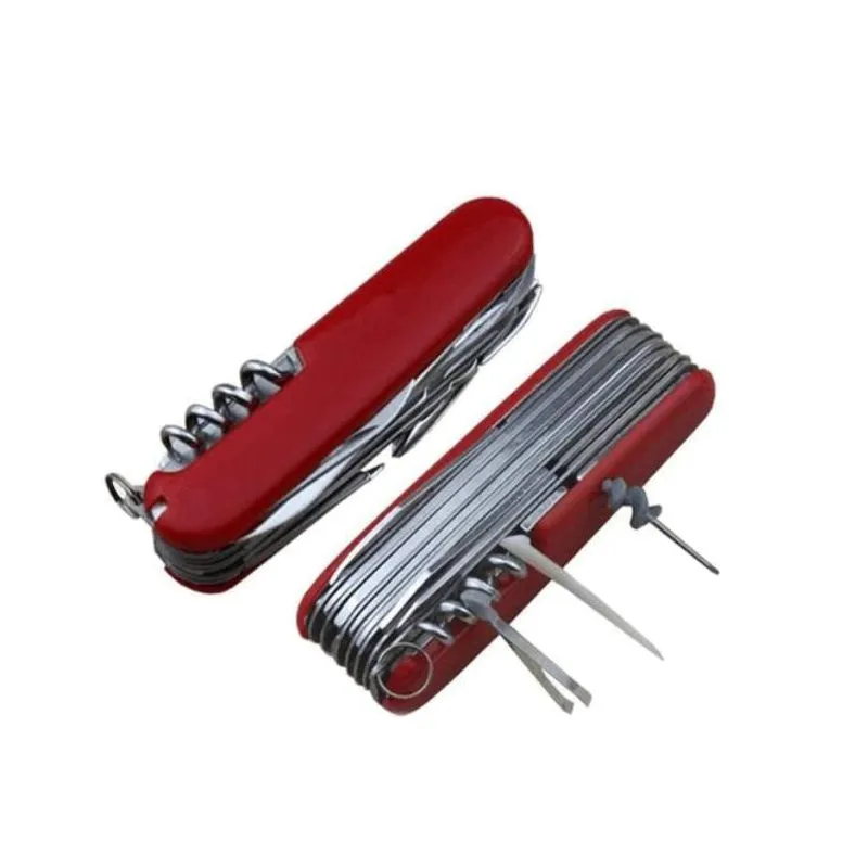 Swiss Navy Style Pocket Knife Foldable Multifunction Tool Pliers