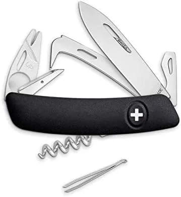 Swiza KHO.0090.1010 HO05TT Horse Pocket Knife Blk