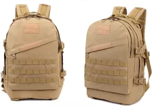 Tactical Backpack, Assault Pack, Military Tactical Army Backpack, Outdoor, Sports, Camouflage Backpack, Travel Backpack, 40L (Color : Kaki, Size : 40Long)