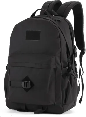 Tactical Backpack, Assault Pack, Military Tactical Army Backpack, Simple Backpack, Running, Sports, Fitness, Cycling (Color : Black, Size : 40L)
