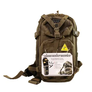 Tactical Bugout "loaded" Backpack-med,tan