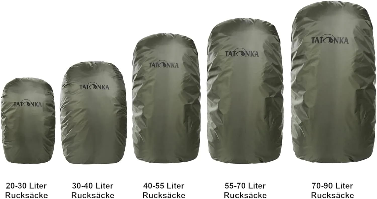 Tatonka Lightweight rain Cover for Backpacks Litre Volume, Stone Grey Olive, 55-70 l