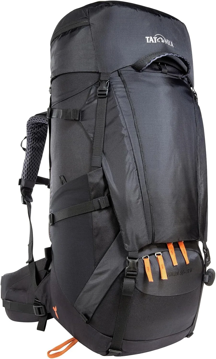 Tatonka Women Trekking Backpack with Front Opening, Black, 50   10 Liter