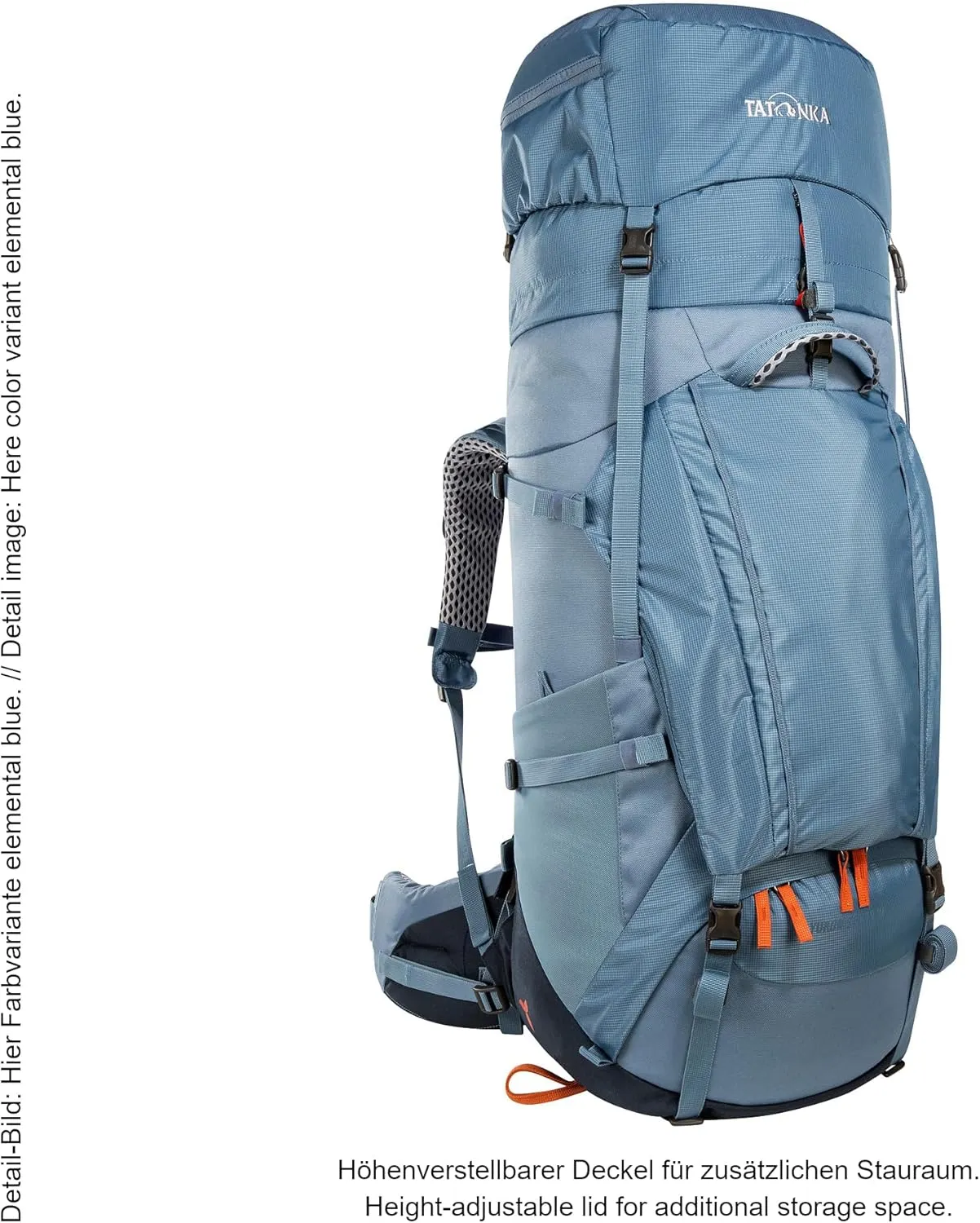 Tatonka Women Trekking Backpack with Front Opening, Black, 50   10 Liter