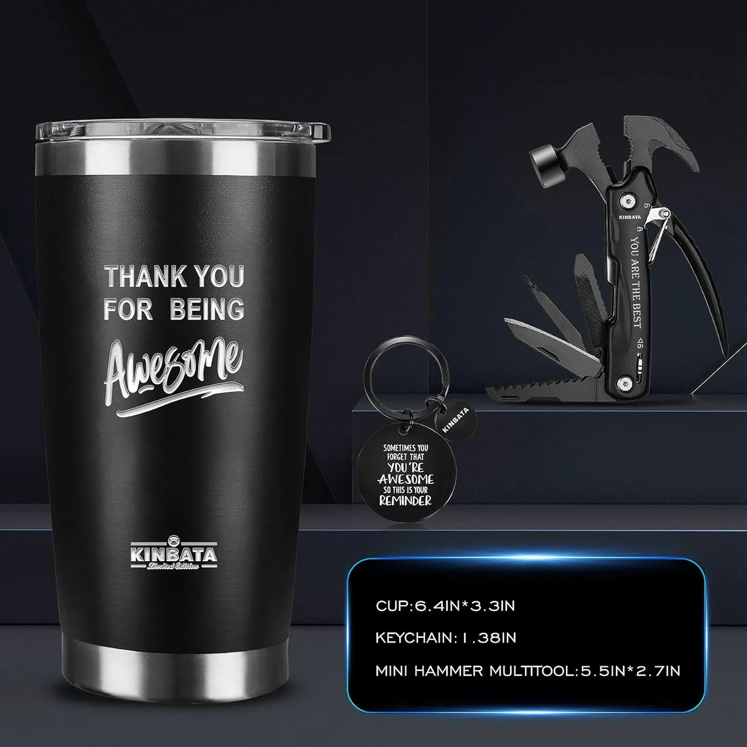 Thank You Gifts for Men-Fathers Day Best Birthday Gifts for Dad from Daughter,Wife,son Mothers Day Inspirational Gifts for Women,Him,Husband,Grandpa Coworker,Friends Multitools