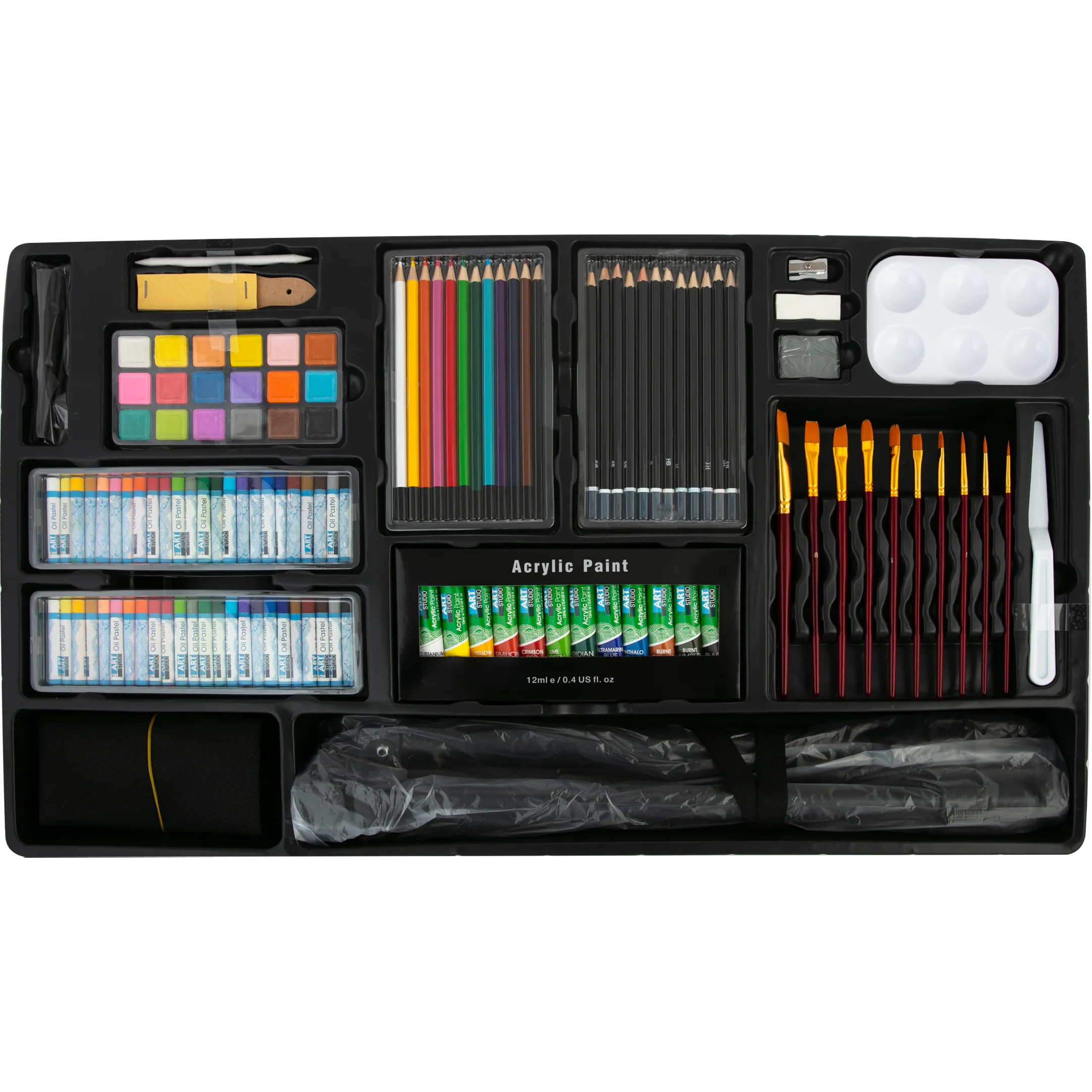The Art Studio Complete Mixed Media Art Set (180 Pieces)