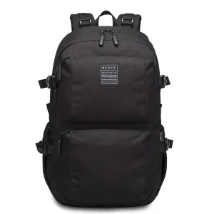 THE CLOWNFISH Water Resistant Laptop Backpack - Comfortable & Spacious | Trolley Sleeve | 15.6" | Black