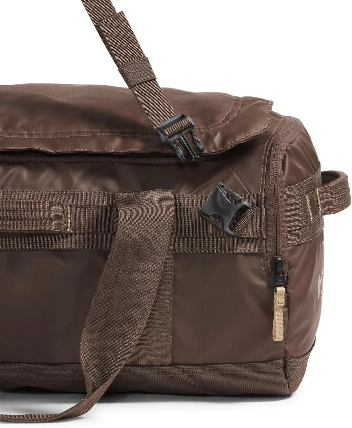 THE NORTH FACE Base Camp Voyager Duffel—42L - PFAS Free, Smokey Brown/Khaki Stone, One Size