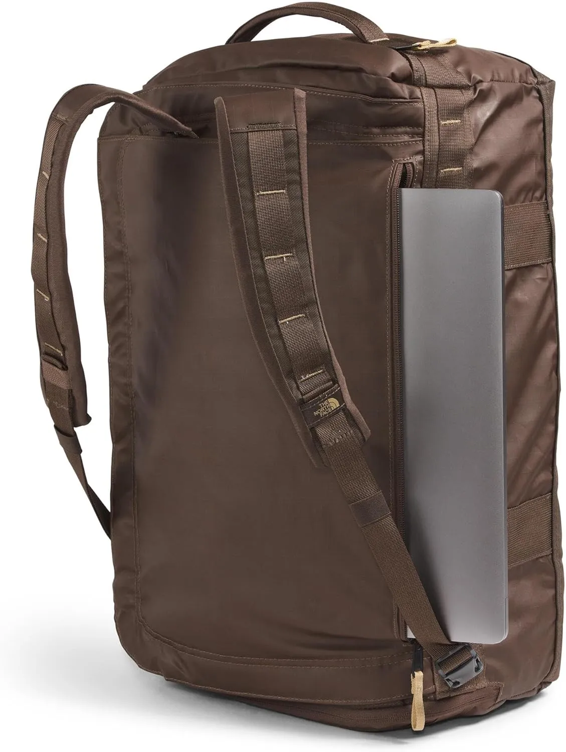 THE NORTH FACE Base Camp Voyager Duffel—42L - PFAS Free, Smokey Brown/Khaki Stone, One Size