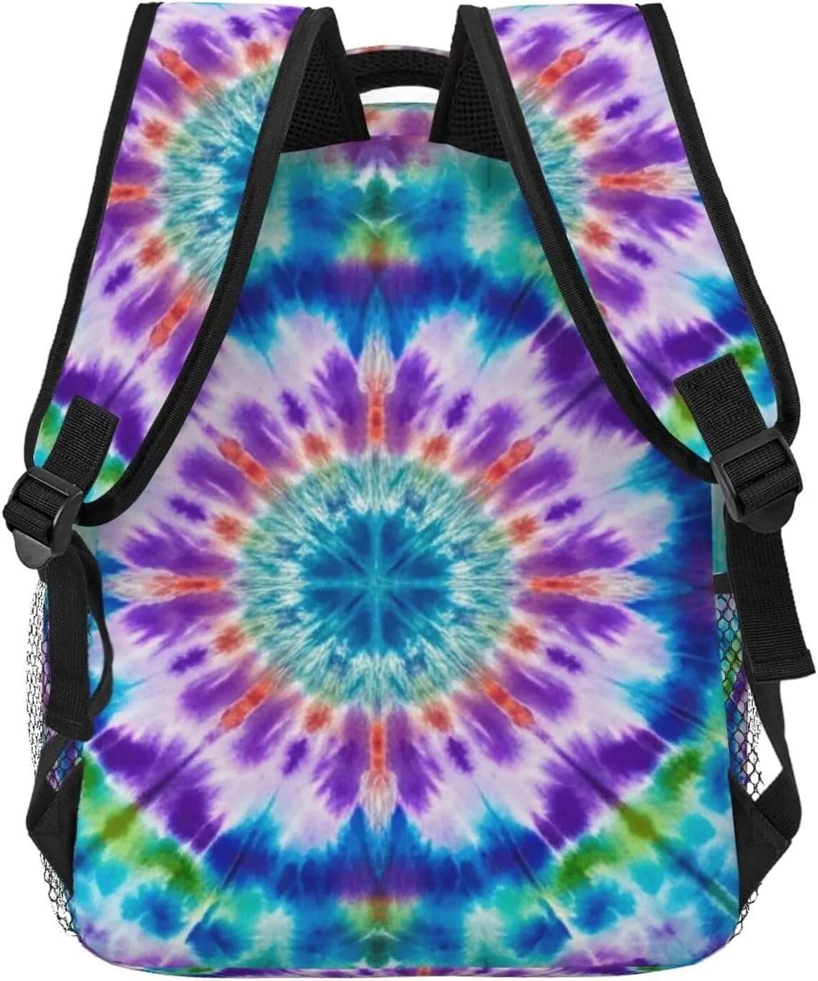 Tie Dye Art Rucksacks Lightweight Multipurpose Anti-Theft Shoulder Bag Large Capacity Business Computer Bag With Smooth Zippers