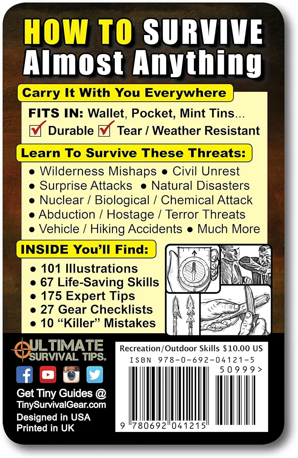 Tiny Survival Guide: A Life Insurance Policy in Your Pocket - The Ultimate “Survive Anything” Everyday Carry: Emergency, Disaster Preparedness Micro-Guide