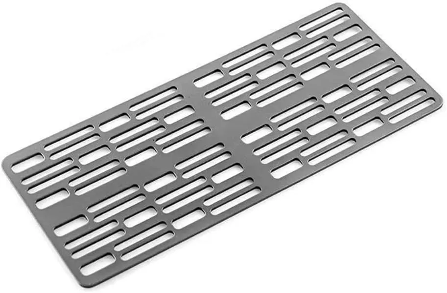 Titanium Camping Grill Lightweight Portable BBQ Grill Plate for Outdoor Camping Hiking Survival Backpacking Picnic Backyard