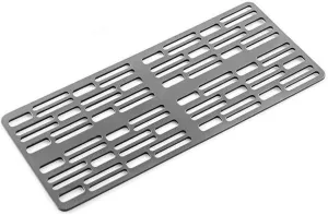 Titanium Camping Grill Lightweight Portable BBQ Grill Plate for Outdoor Camping Hiking Survival Backpacking Picnic Backyard