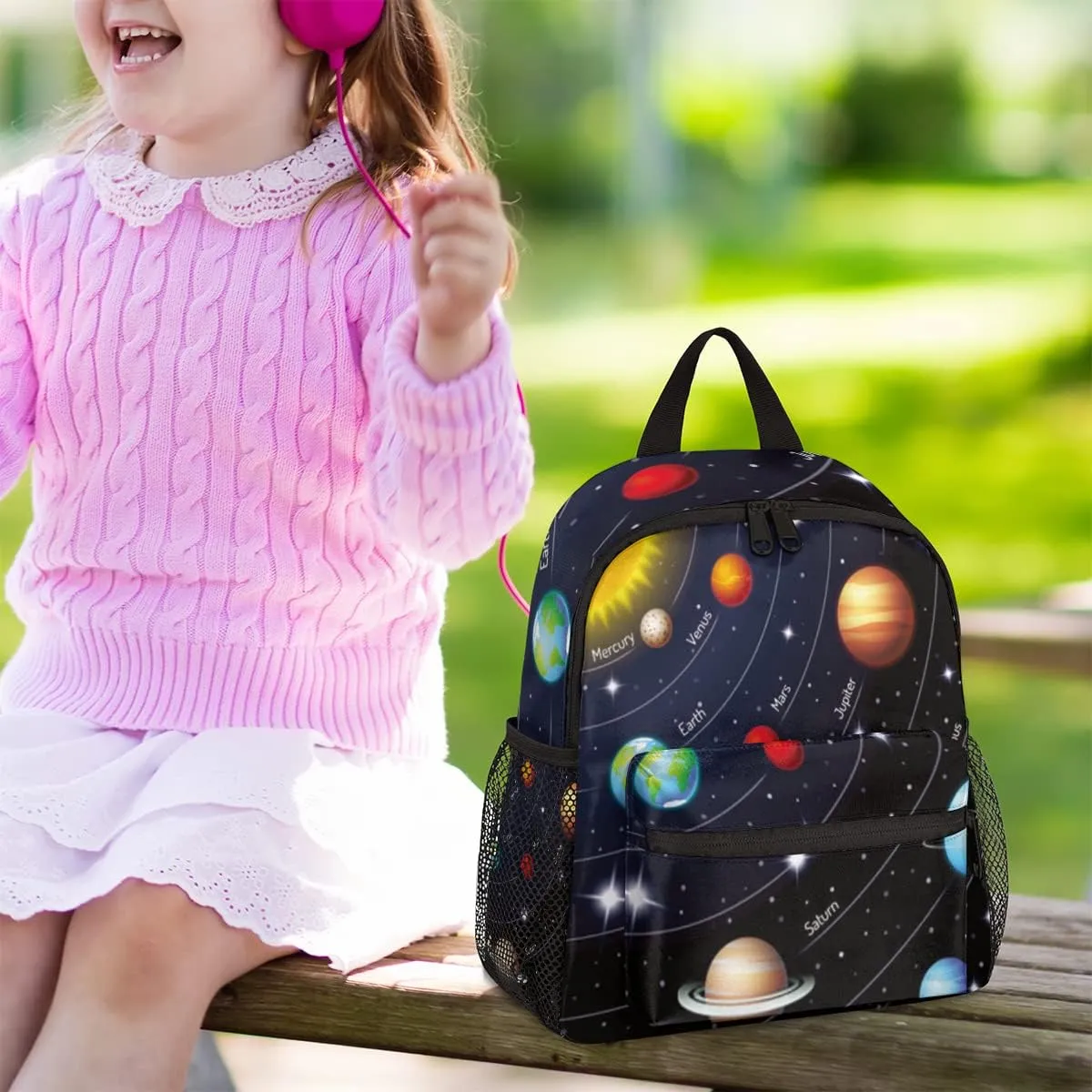 Toddler Backpack, Kids Backpack Preschool Kindergarten School Bag 12 Inch Mini Bookbag Casual Daypack for Boys Girls Children