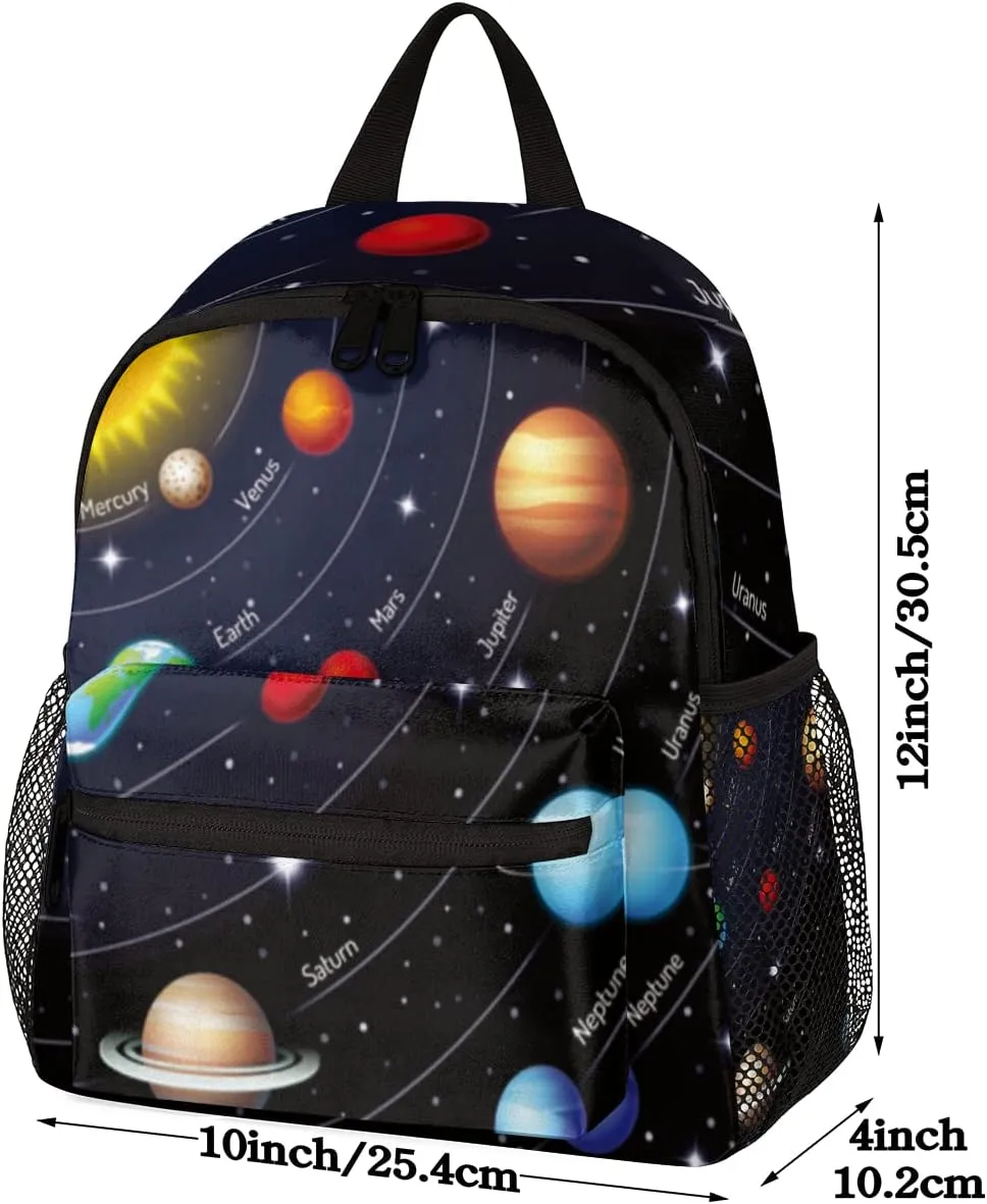 Toddler Backpack, Kids Backpack Preschool Kindergarten School Bag 12 Inch Mini Bookbag Casual Daypack for Boys Girls Children