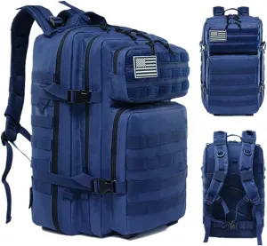 TOMITANY Military Tactical Backpack 45L Army 3 Days Assault Pack Bag Large Nylon 900D Mens Molle Rucksack