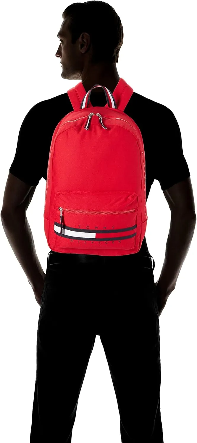 Tommy Hilfiger Men's Gino Backpack, Apple Red, One Size