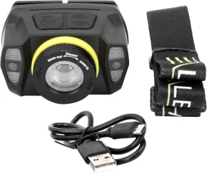 Topyond XPG LED Headlamp Interaction Design,Strong Brightness Waterproof Headlight,USB Charging,Zoom Function,Adjustable Lamp Holder for Outdoor