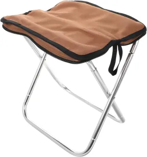 Totority Portable Collapsible Folding Stool for Camping Road Trips Bbqs Picnics Lightweight Ergonomic Design Space Saving for Gardeners Outdoor Activities