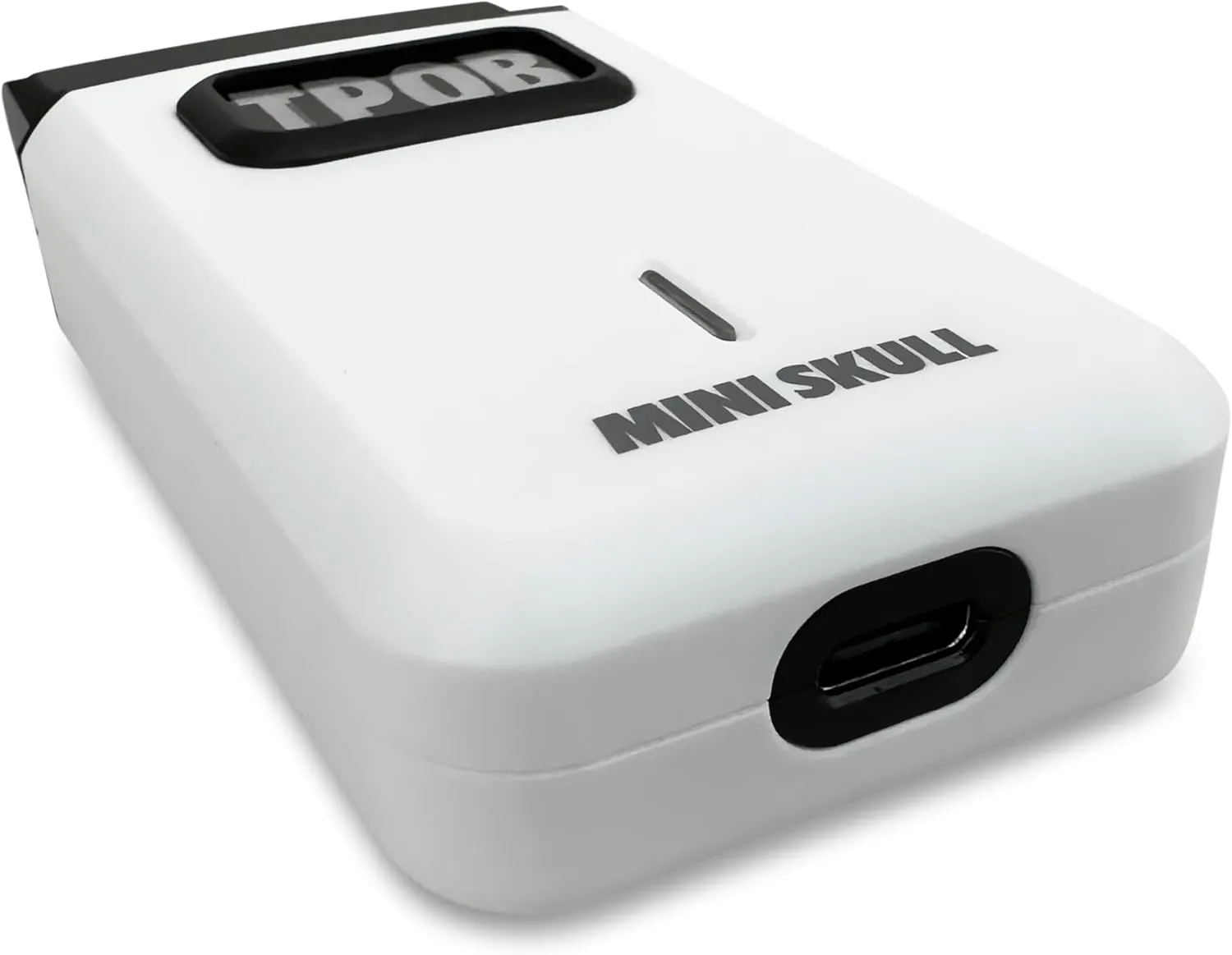TPOB Mini Skull Single Shaver Compact Design That can fit in Your Pocket with a Turbo Charged Motor, Perfect for Both Professional and at-Home use (White)