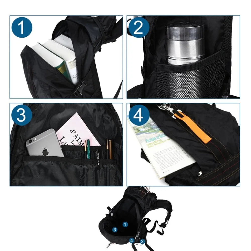 TrailSpire 35L Waterproof Hiking Pack – Lightweight Gear Hauler