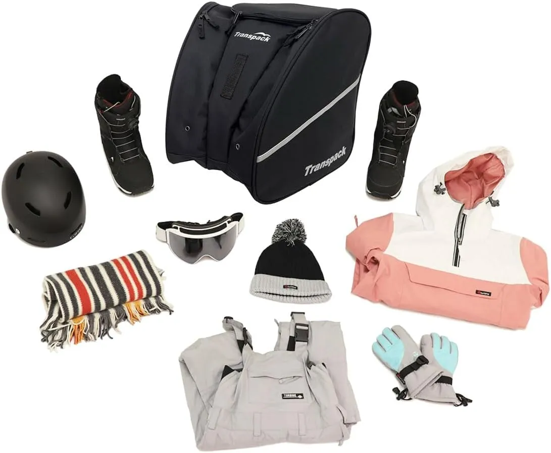 TRANSPACK Edge Junior  Water-Resistant 38L Ski/Snowboard Boot Helmet Goggles & Gear Backpack Bag