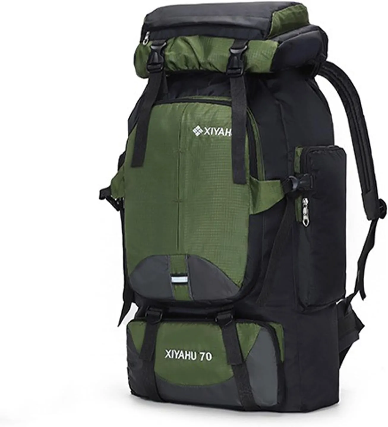 Travel Backpack 70L Rucksack for Men Women Camping Hiking Backpack Nylon Waterproof Backpacks Lightweight Bags (Blue)