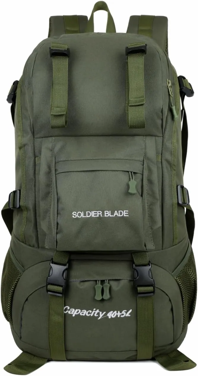 Travel Backpack for Outdoor Sport Camp Hiking Trekking Bag Camping Rucksack（army green）