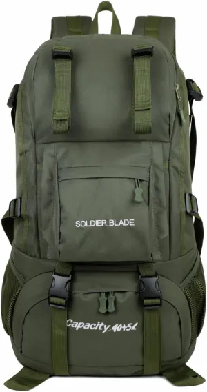 Travel Backpack for Outdoor Sport Camp Hiking Trekking Bag Camping Rucksack（army green）