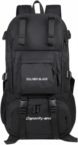 Travel Backpack for Outdoor Sport Camp Hiking Trekking Bag Camping Rucksack（black）