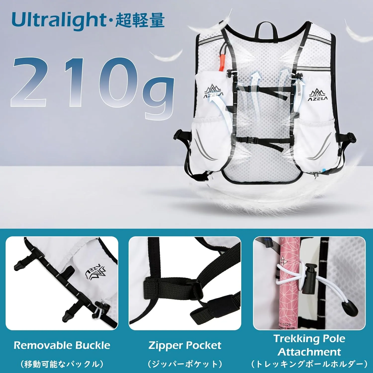 TRIWONDER 10L 18L Running Hydration Vest, Lightweight Hydration Pack Backpack for Trail Marathoner Running Race Cycling Hydro Daypack