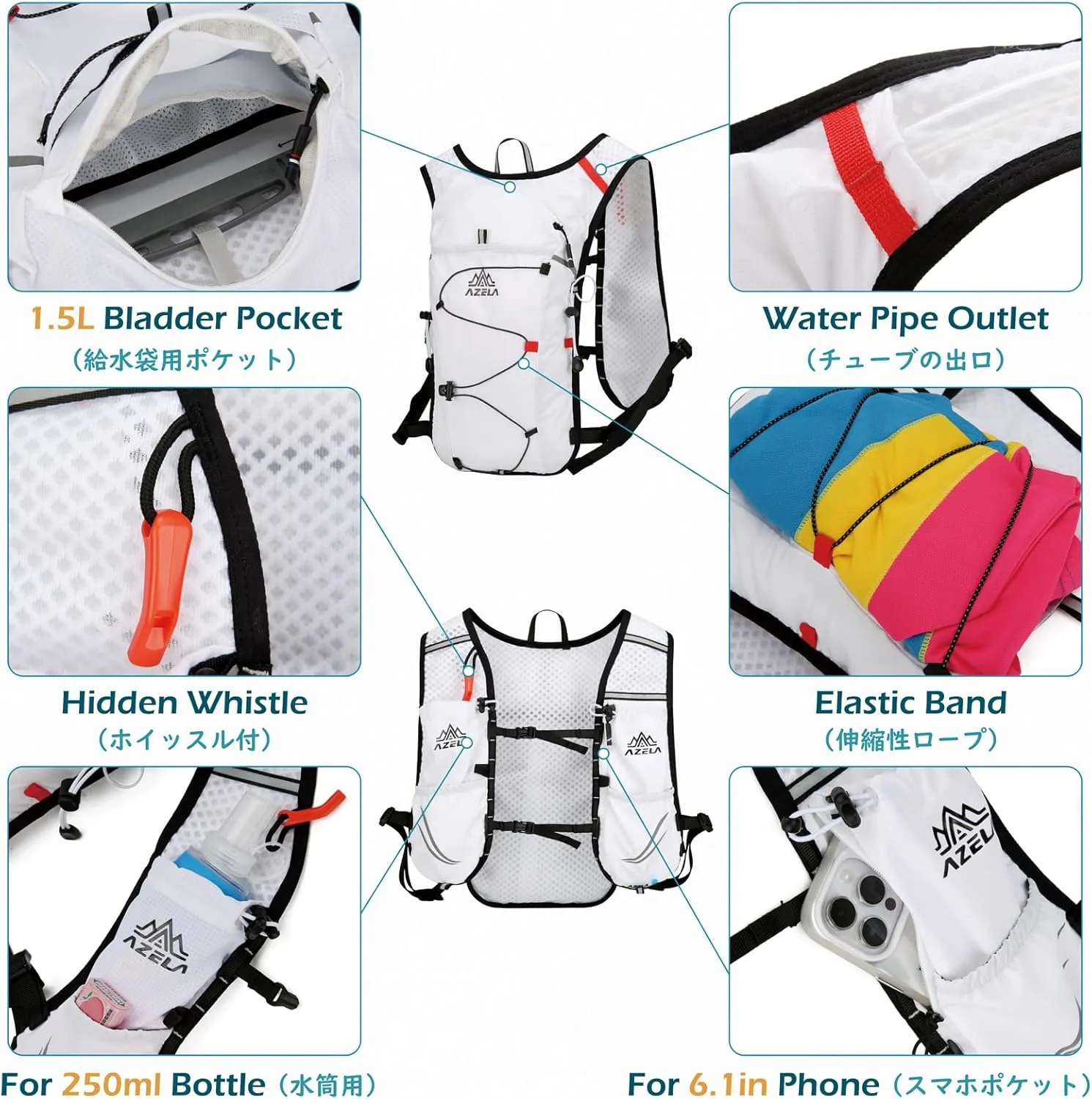 TRIWONDER 10L 18L Running Hydration Vest, Lightweight Hydration Pack Backpack for Trail Marathoner Running Race Cycling Hydro Daypack