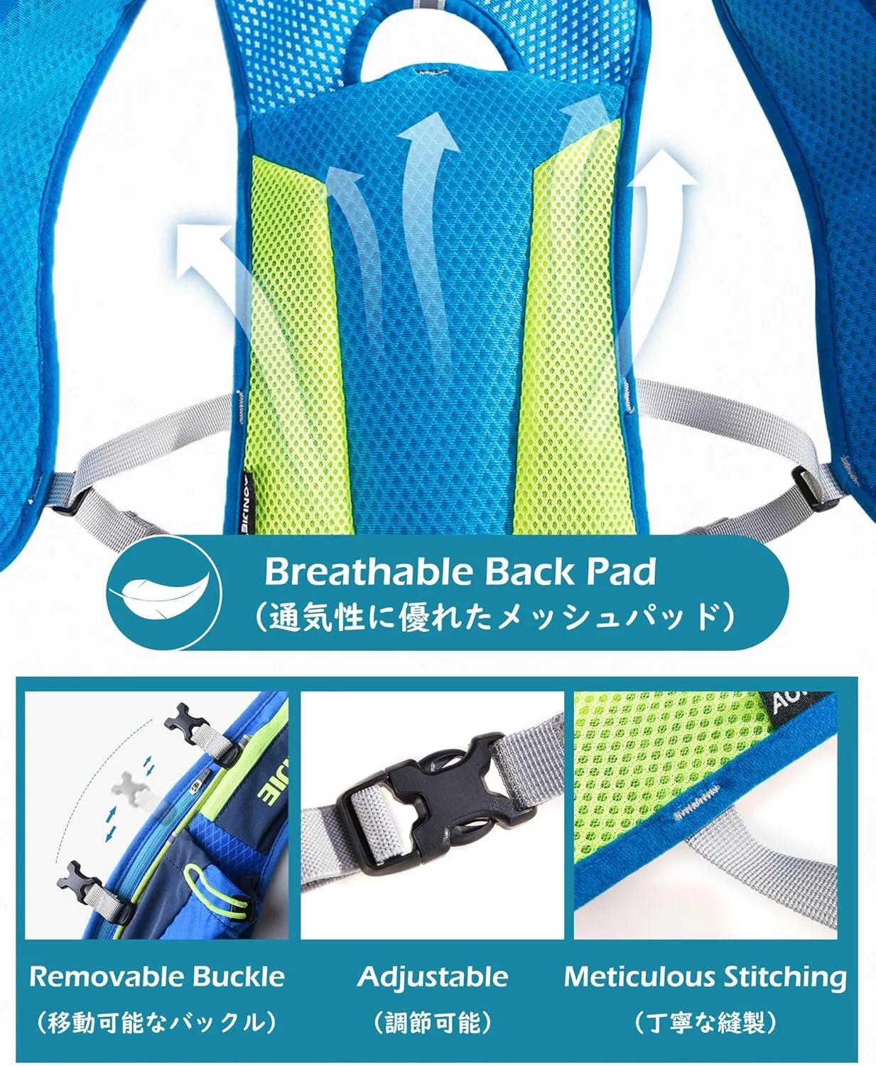 TRIWONDER Running Hydration Vest 5.5L 5L Water Pack Backpack for Women Men Runner Trail Race Marathon Cycling Hiking Jogging