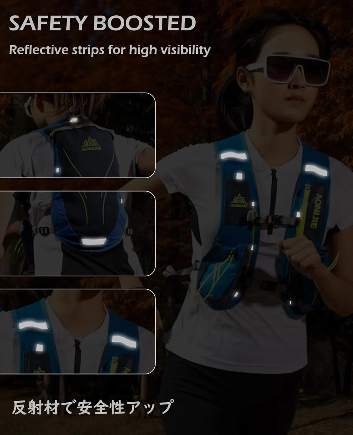 TRIWONDER Running Hydration Vest 5.5L 5L Water Pack Backpack for Women Men Runner Trail Race Marathon Cycling Hiking Jogging