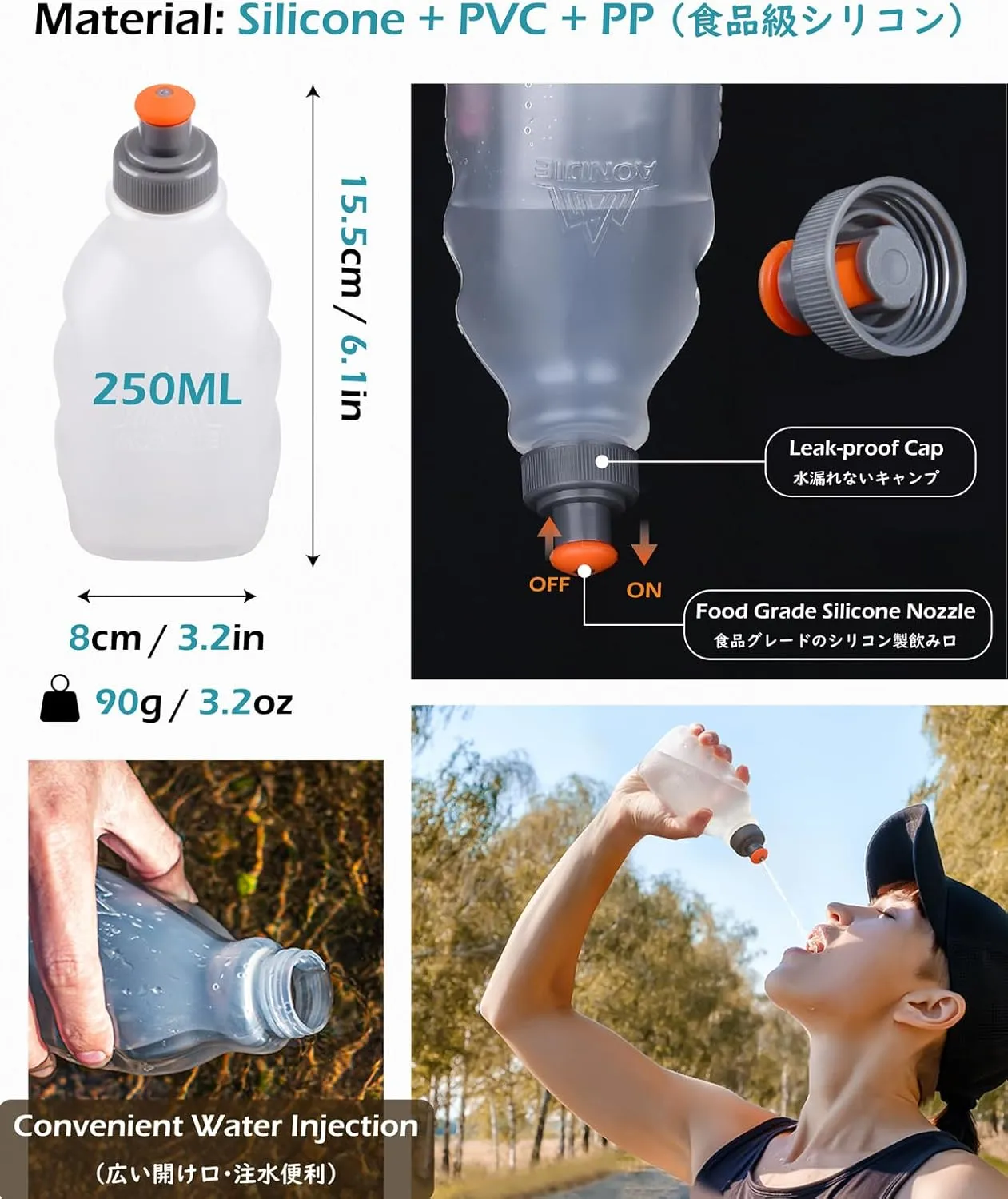 TRIWONDER Running Hydration Vest 5.5L 5L Water Pack Backpack for Women Men Runner Trail Race Marathon Cycling Hiking Jogging