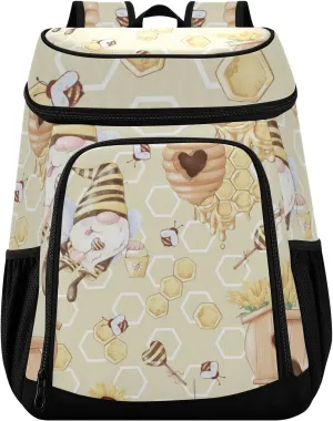 Tropical Pineapples Fruits Cooler Backpack Insulated Leak Proof Beach Cooler Bag Soft Lunch Picnic Hiking Camping Backpack Cooler
