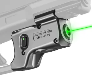 TSG Green Laser Sight with Power Indicator Fits: Glock 17/19 (Gen 3-5), Glock 22/23/31/32 Gen 3-4 & Glock 19X/44/45-WLS104G