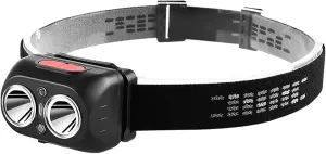 TsoLay Rechargeable Headlamp, USB Rechargeable Cap, Clip-on Cap Light with Elastic Headband and Motion Sensor, Llumination Angle Adjust 0-45 Degrees, 3 Light Modes, Men Gifts for Dad and Husband