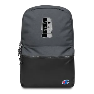 Two Tone Moai Embroidered Champion Backpack