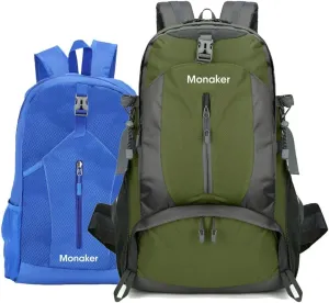 Ultralight Backpacking Bundle – 20L & 40L Daypacks – Foldable, Water-Resistant, Multi-Pocket Design for Hiking, Travel & Daily Use