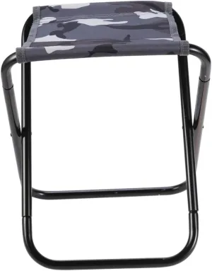 Ultralight Camping Chair Collapsible Stool Aluminum Alloy Portable Folding Chair Grey