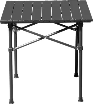 Ultralight Collapsible Camp Table - 20x20 Portable Folding Camping Table for 2-4 Persons, Carbon Steel Frame Supports 220lbs, Easy to Assemble Outdoor Table for Hiking BBQ
