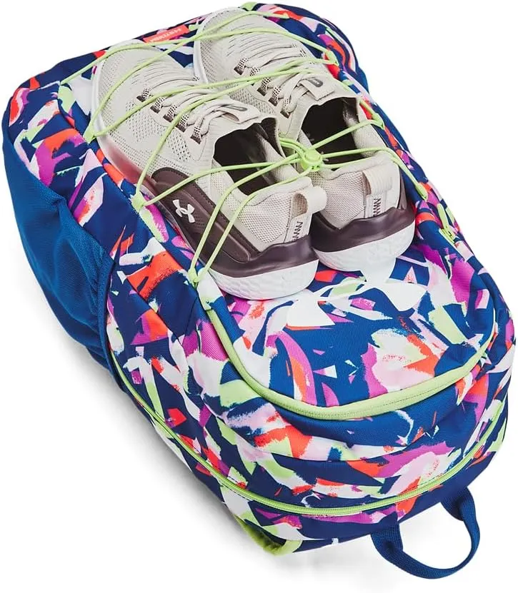Under Armour Unisex-Adult Hustle Sport Backpack, (433) Tech Blue/Tech Blue/White, One Size Fits All