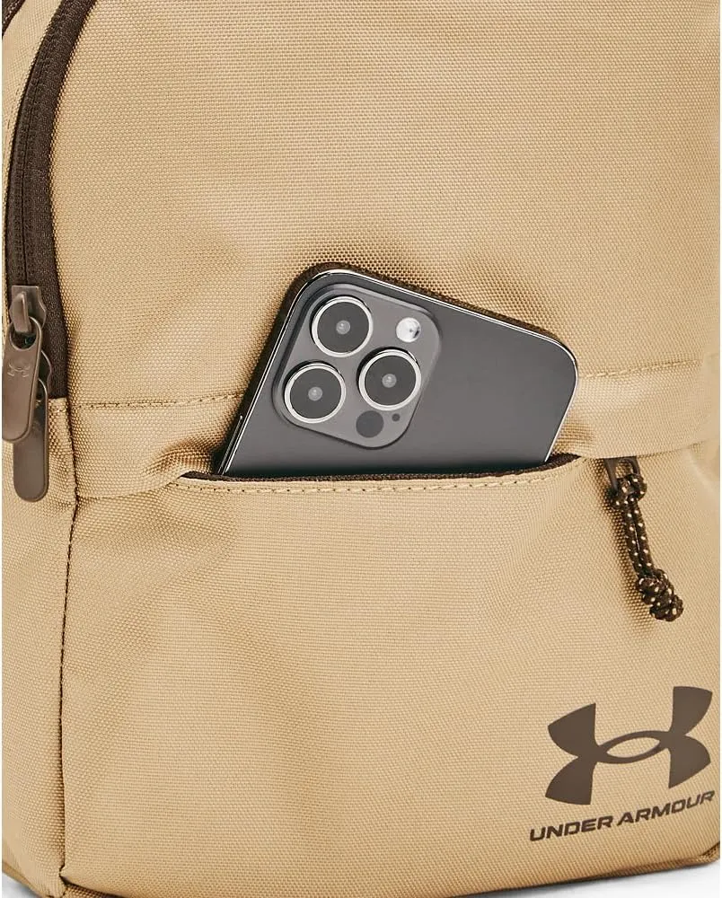 Under Armour Unisex Loudon Mini Backpack, (263) Camel/Gridiron Brown/Gridiron Brown, One Size Fits Most