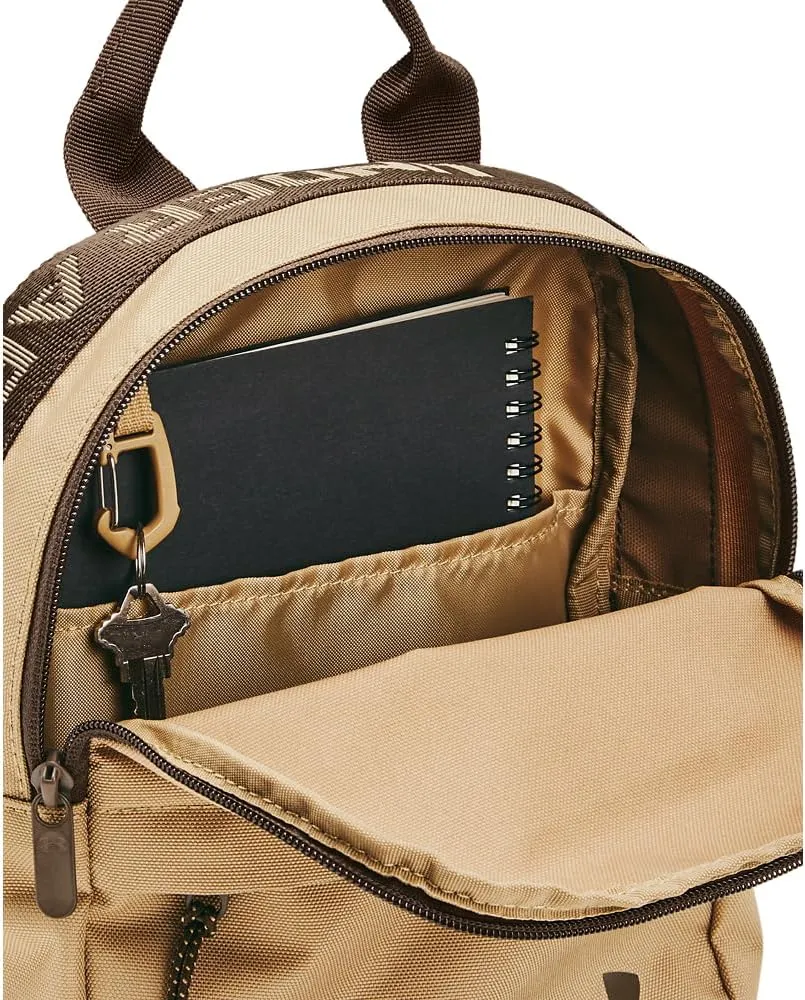 Under Armour Unisex Loudon Mini Backpack, (263) Camel/Gridiron Brown/Gridiron Brown, One Size Fits Most