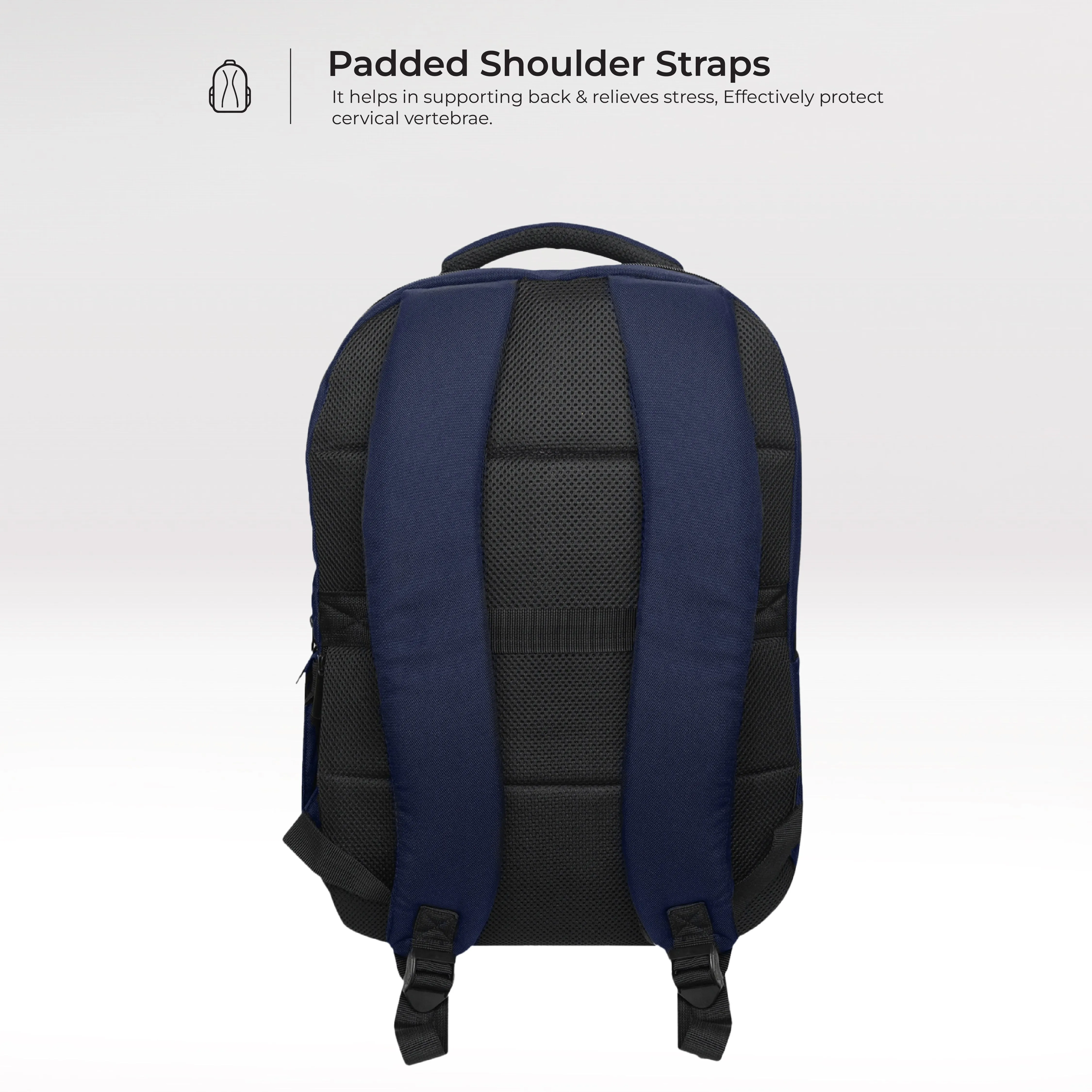URBAN WOLF Business Casual 30L Dual Compartment Water Resistant Laptop Backpack (BLUE)